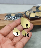 بیس رزین گوشواره مولتی استایل کد 9 ( 10 عددی = 5 جفت)