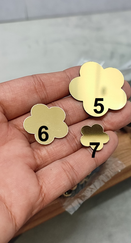 بیس رزین گوشواره مولتی استایل کد 6 ( 10 عددی = 5 جفت)