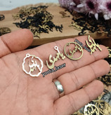 آویز یا مهدی مولتی استایل طلایی طرح دایره ( بسته 25 عددی ) ( آویز گیفت طرح ولادت و نیمه شعبان حضرت مهدی صاحب الزمان)