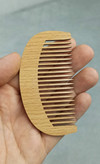 گیفت شانه چوبی روشن mdf مناسب گیفت و دکوری ( بسته 10 عددی)