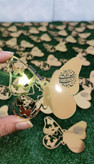 گیفت پروانه با حک من کنت مولا (علی عید غدیر) جنس مولتی استایل رنگ طلایی ( بسته 10 عددی)