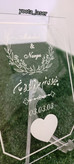 کارت عروسی با جای اثرانگشت جنس پلکسی تایوانی ( سایز A5 )