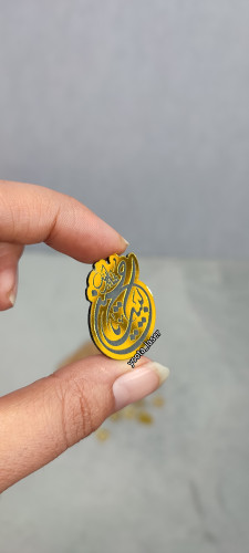 لیبل محرمی لبیک یاحسین/جنس مولتی استایل (بسته ۲۵ عددی)